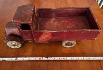 Starý velký dřevěný německý Mercedes (Německo, 40 cm) - 3