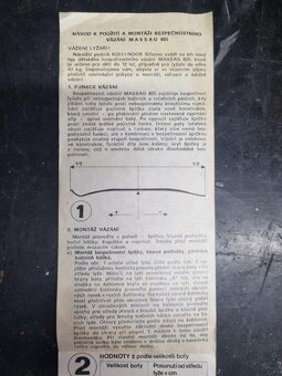 Prodám retro lyžařské vázání Massag 805 - dětské - 3