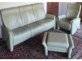 Luxusní moderní kožená souprava 3+1,2706 - 3