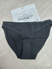 Bezešvé kalhotky černé béžové Pikaluna vel.M - 3