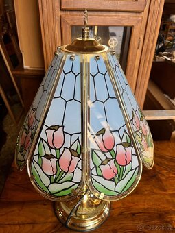Stolní lampa s květinami - 3