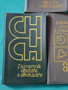 3x záznamník chataře a chalupáře - 3