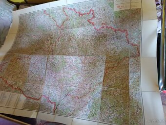 Generální mapa země moravskoslezke rozkládací. - 3
