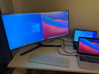 Samsung LED LCD 34" 3440x1440 USB-C, Prohnutý - 3