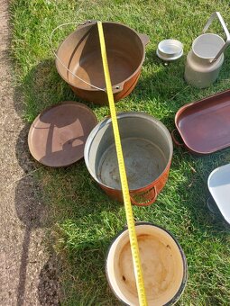 Retro kotlíky a nádobí. - 3