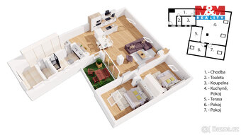 Prodej bytu 3+kk, 125 m², Brno, ul. Plotní - 3