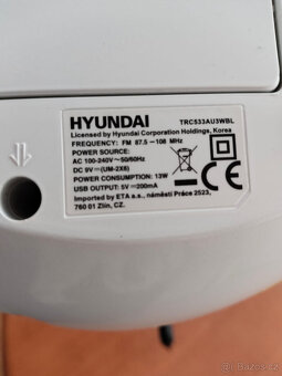 CD přehrávač HYUNDAI, možnost na baterky - 3