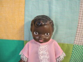 Retro panenka gumotex  černoška - 3