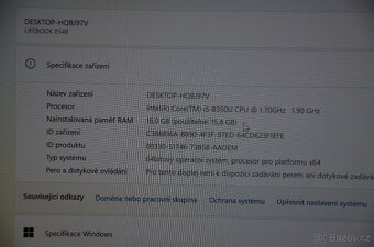 Fujitsu Lifebook E548 i5/16GB/SSD 256GB/záruka - 3