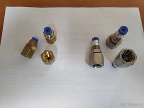 Vzduchotechnika kovové spojky šroubení Camozzi SMC - 3