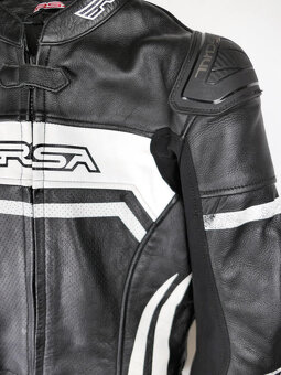 Damská kožená bunda na moto RSA bunda vel. XS, - 3