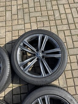 ORIGINÁL Alu Volkswagen Sebring R18, 5x112 - TOP STAV, LETNÍ - 3