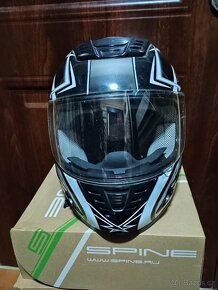 Prodám málo používanou helmu na motorku v.L 60cm. - 3