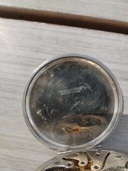Kapesní hodinky cibule švýcarské Lanco na opravu - 3