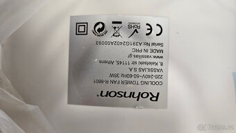 Ochlazovač vzduchu - Rohnson R-8801 Cool Ray - 3
