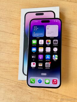 iPhone 14 Pro Max Deep Purple BATERIE 100% TOP - 3