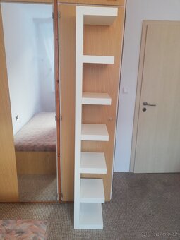 IKEA nástěnný policový díl Lack bílá 30x90 cm - 3