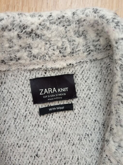 Vlněný kabát Zara S / 36 / 8 - 3