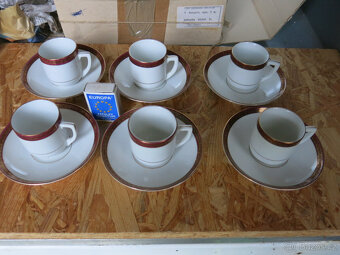 Porcelánová kávová mocca soupava - 3