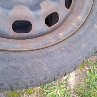Sada plechových disků  4x108 s zimní pneu 195/50/15 - 3