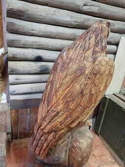 Dřevěná socha Orel - 3