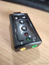 Externí 3D zvuková karta 7.1 do USB - 3