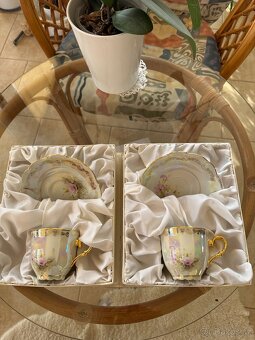 Šálky, dva perleťové - 3