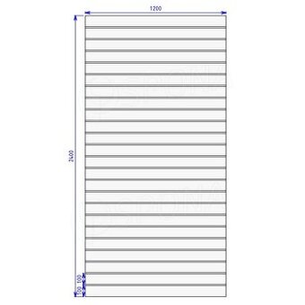Prodam vybaveni prodejny, SLAT WALL - 3