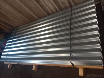 Pozinkovaný vlnitý plech 0,63x1080x2500 mm - 3