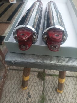 Zadní tlumiče na moto Jawa pulbubnovka - 3