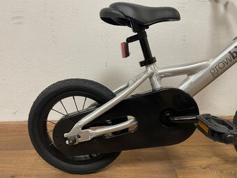 Dětské kolo Growbikes 12” stříbrné - 3