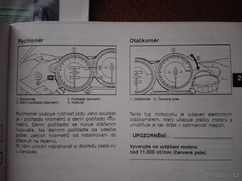 Uživatelská příručka Yamaha YZF Thunder Ace 2002 - 3