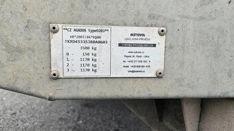Privesny vozik 3,5t - 3