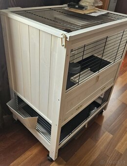 Prodám dřevěnou klec pro hlodavce - Ferplast Cottage Mini - 3
