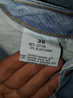 Dámské džínové tříčtvrťáky, vel 38 - 3