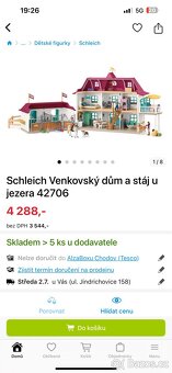Schleich dům a stáj u jezera - 3