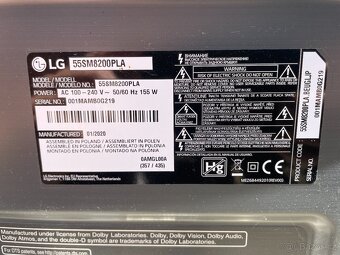 LG 55SM8200PLA na náhradní díly - 3