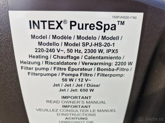 Prodám novou řídící jednotku PureSpa model SPJ-HS-20 - 3