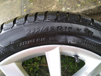 Škoda sada ALU  kol MODUS R18 5x112 + zimní pneu - 3