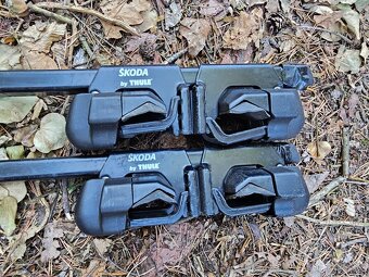 Zamykatelné střešní příčníky + nosič kol– Škoda Thule - 3