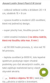 LED osvětlení do akvária 6 W - 3