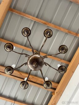 Mosazný osmiramenný lutr - 3