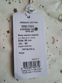 Body Joha organic Cotton vel.80 - 3