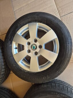 ALU kola R15 5x112 Škoda Deimos 195/65 R15 - 3