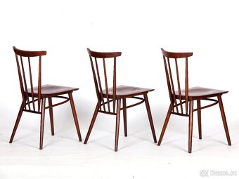 Elegantní designové židle TATRA v TOP kondici, 3 kusy. - 3