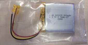 Li-Pol baterie 803035, 800mAh, 3.7V, 2.96Wh - 3