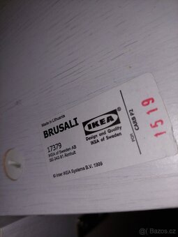 Postel BRUSALI 140 x 200 + noční stolek - 3