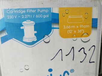 prodám nový bazén SWING Splash 3,66x0,91m s filtrací - 3