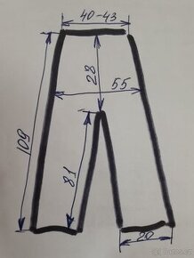 Nove Pracovní kalhoty CXS, dámské. Velikost 50 - 3