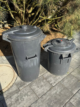 Popelnice plastové 2 kusy - 110 a 70 litrů - 3